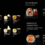 Menu Nakata Sushi Casablanca January 2024 333621-492600